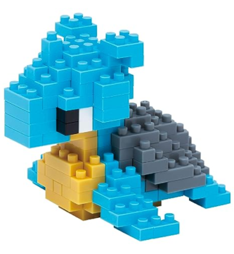 Nanoblock Pokémon Lapras Colourful: ¡Construye al Majestuoso Lapras en Bloques! 🌊💙