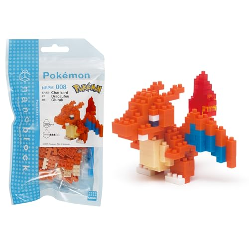 Nanoblock Pokémon Charizard Colourful: ¡Construye al Imponente Charizard en Bloques! 🔥🐉