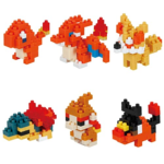 Nanoblock Pokémon - Type Fire Set 1: ¡Construye los Pokémon más poderosos de Fuego! 🔥✨