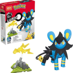 MEGA Construx Pokémon Figuras Power Pack Luxio: ¡Construye la Acción con 70 Piezas!