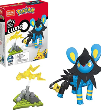 MEGA Construx Pokémon Figuras Power Pack Luxio: ¡Construye la Acción con 70 Piezas!