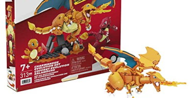 MEGA Construx Pokémon Evolución de Charmander: ¡Construye la Evolución de un Pokémon Legendario!