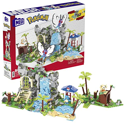 MEGA Construx Pokémon Expedición a la Jungla: ¡Embárcate en una Aventura con 1350 Piezas!