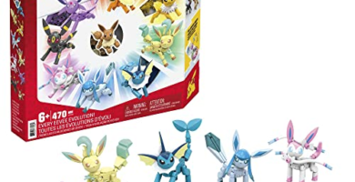 Mega Construx Pokémon Pack de Evoluciones Eevee: ¡Construye Todas las Formas de Eevee!