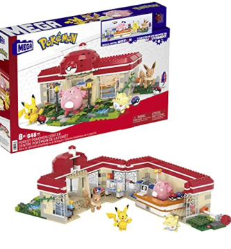 Mega Construx Pokémon Centro Pokémon en el Bosque: ¡Crea Tu Propio Refugio Pokémon!